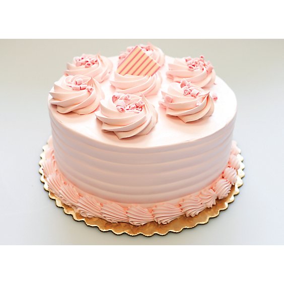Cake Strawberry Double Layer 8 In