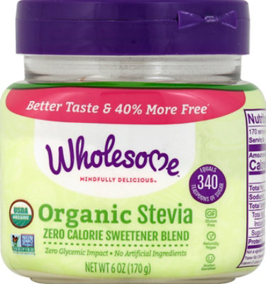 Wholesome Sweeteners Stevia Organic Jar - 6 Oz - Image 2