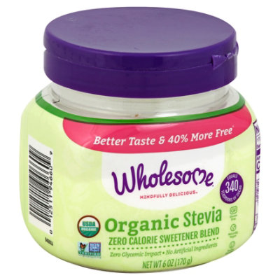 Wholesome Sweeteners Stevia Organic Jar - 6 Oz - Image 1