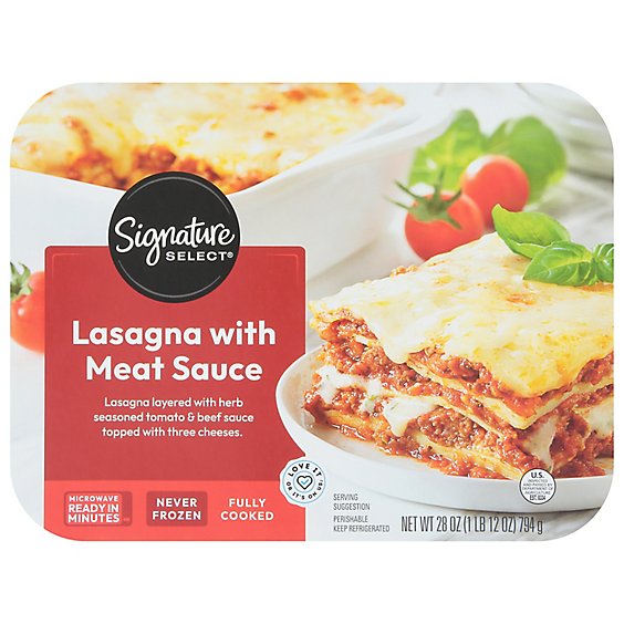 Signature Cafe Lasagna with Meat Sauce - 28 Oz