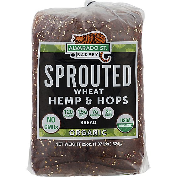 Sprouted Wheat - Hemp & Hops Bread - 22 Oz