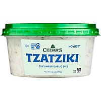 Cedars Tzatziki Cucumber Garlic Dill Tub - 12 Oz - Image 3