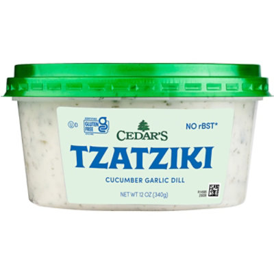 Cedars Tzatziki Cucumber Garlic Dill Tub - 12 Oz - Image 2