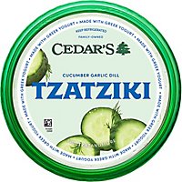 Cedars Tzatziki Cucumber Garlic Dill Tub - 12 Oz - Image 2
