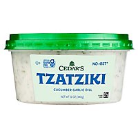 Cedars Tzatziki Cucumber Garlic Dill Tub - 12 Oz - Image 1