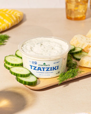 Cedars Tzatziki Cucumber Garlic Dill Tub - 12 Oz - Image 5