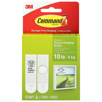 3M Command PiCounture Hanging Strips 4 Pairs Medium - Each - Image 3