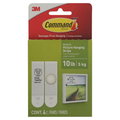 Command 3M Utility Hooks Medium White Value Pack - 6 Count - Star Market