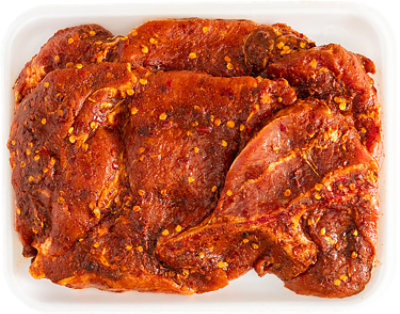 Amigos Pork Steak Adovada - Lb - Image 1