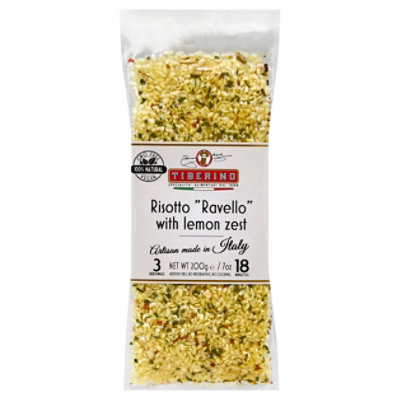 Tiberino Risotto Carnaroli With Lem Zest - 7 Oz