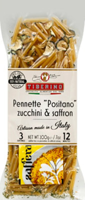 Tiberino Zucchini Saffron Penne - 7 Oz - Image 2