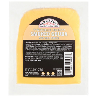 Yanceys Fancy Cheese Smoked Gouda Vacuum Packed - 7.6 Oz - Image 3