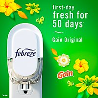 Febreze Air Freshener Odor Eliminating Fade Defy PLUG Gain Original Starter Kit - Each - Image 4