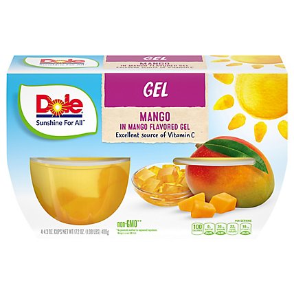 Dole Gel Mango In Mango Gel Multipack - 4-4.3 Oz - Image 1