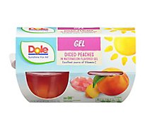 Dole Gel Peaches In Watermelon Gel Multipack - 4-4.3 Oz