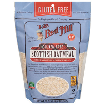Bobs Red Mill Scottish Oatmeal Gluten Free - 20 Oz - Image 1
