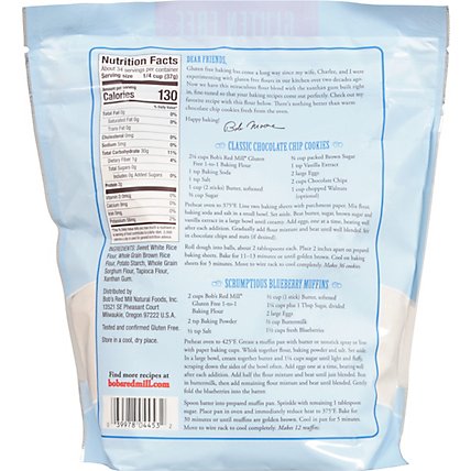Bobs Red Mill 1 To 1 Flour For Baking Gluten Free - 44 Oz - Image 6