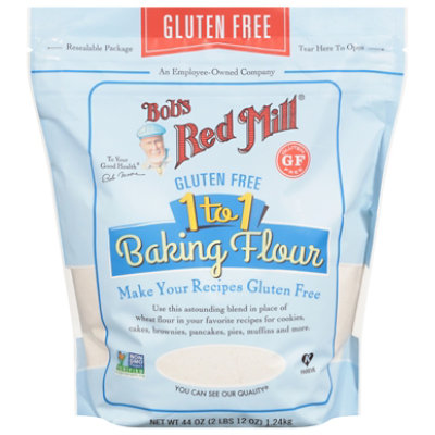 Bobs Red Mill 1 To 1 Flour For Baking Gluten Free - 44 Oz