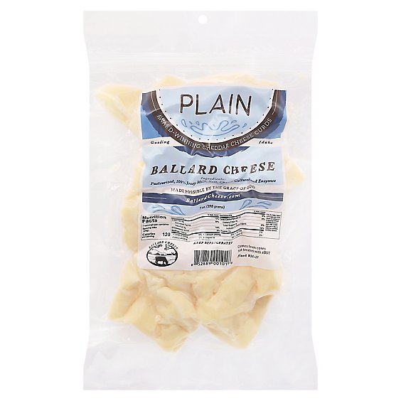 Ballard Plain Cheddar Cheese Curds - 7 Oz