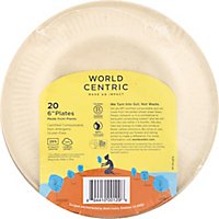 World Centric Plates Compostable 6 Inch Wrapper - 20 Count - Image 4