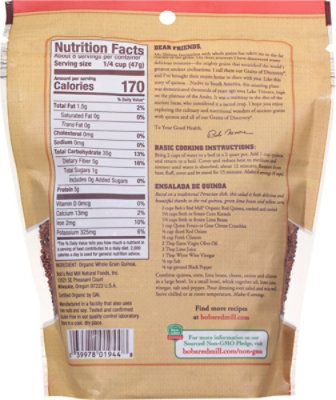 Bobs Red Mill Grains Of Discovery Organic Quinoa Red Gluten Free Non GMO - 13 Oz - Image 6