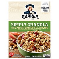 Quaker Simply Granola Oats Apple Cranberry - 21 Oz - Image 2