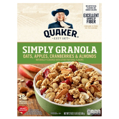 Quaker Simply Granola Oats Apple Cranberry - 21 Oz - Image 2