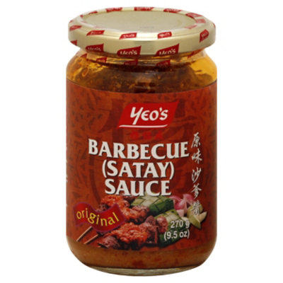 Yeos Barbecue (Satay) Sauce Original Jar - 9.5 Oz - Image 1