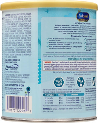 Enfamil NeuroPro EnfaCare Infant Formula Milk Based With Iron Powder Can - 12.8 Oz - Image 8