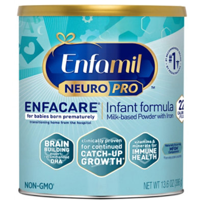 Enfamil NeuroPro EnfaCare Infant Formula Milk Based With Iron Powder Can - 12.8 Oz