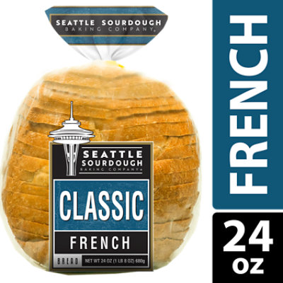 Seattle Sourdough Baking Company Bread Sliced Round Classic French - 24 Oz - Image 1