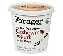 Forager Project Organic Yogurt Alternative Cashewmilk Dairy Free Vanilla Bean - 24 Oz