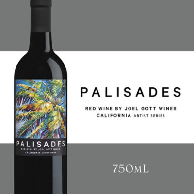 Joel Gott Palisades California Artist Series Red Wine 13.9% ABV Bottle - 750 Ml - Image 1