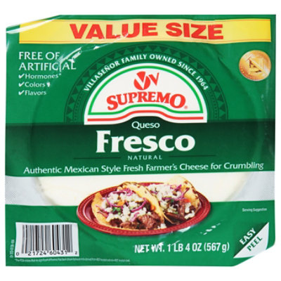 V & V Supremo Queso Fresco - 20 Oz - Image 2