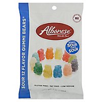 Albanese Candy Gummi Bears Sour 12 Flavor - 7 Oz - Image 2