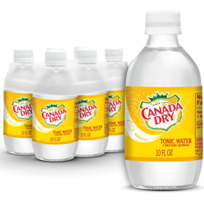 Canada Dry Tonic Water Plastic Bottles - 6-10 Fl. Oz. - Image 1