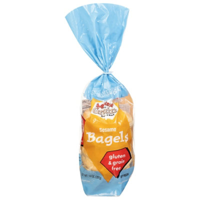 Against The Grain Gourmet Gluten Free Sesame Bagels - 14 Oz - Image 3