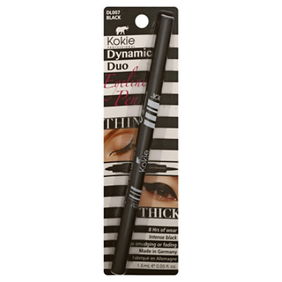 Kokie Professional Back Dynamic Duo Eyeliner Pen - 0.068 Oz - Image 3