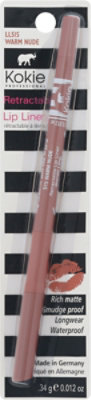 Kokie Professional Warm Nude Retractable Lip Liner - 0.012 Oz - Image 2