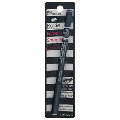 Kokie Professional Deepest Black Velvet Smooth Eyeliner - 0.042 Oz - Image 3