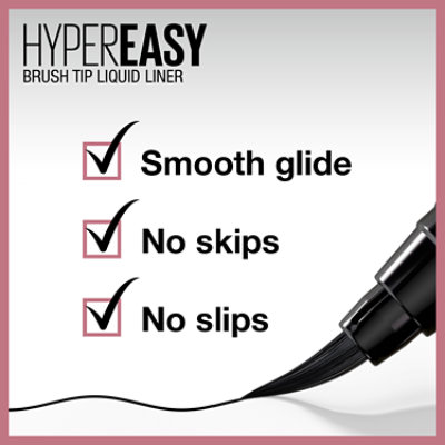 Maybelline Hyper Easy Hyper Easy Liquid Eyeliner Eye Makeup Pitch Brown - 0.02 Fl. Oz. - Image 5