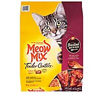 Meow Mix Dry Cat Food Tender Centers Chicken & Tuna Basted Bites - 13.5 Lb