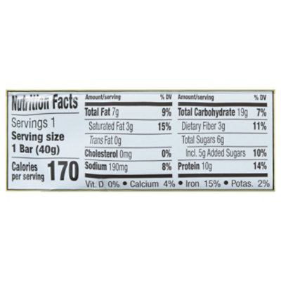 Mezcla Peanut Butter Chocolate Plant Protein Bar - 1.4 Oz - Image 4
