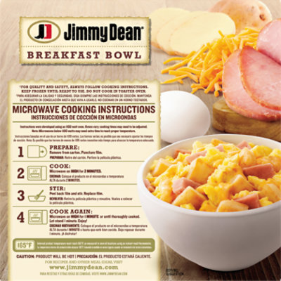 Jimmy Dean Ham Egg & Cheese Breakfast Bowl - 7 Oz - Image 5