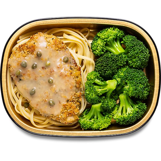 Chicken Picatta With Linguine Meal Cold