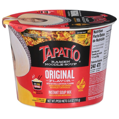 Tapatio Ramen Bowl Original - 3.7 Oz 