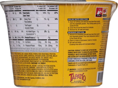 Tapatio Ramen Bowl Chicken - 3.7 Oz - Image 5