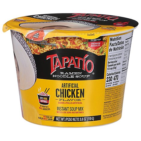 Tapatio Ramen Bowl Chicken - 3.7 Oz