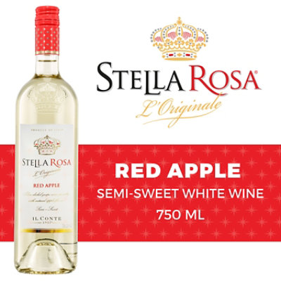 Stella Rosa Red Apple Semi Sweet White Wine - 750 Ml - albertsons
