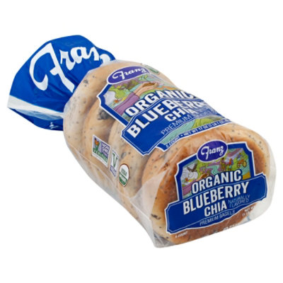 Franz Organic Blueberry Chia Bagels - 17 Oz